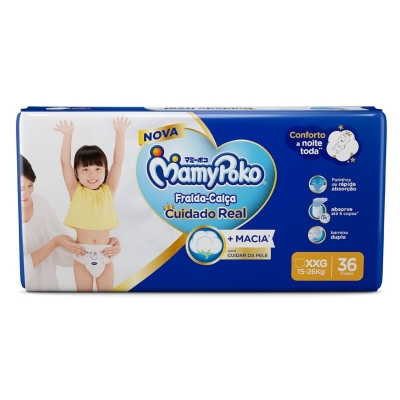 Fralda Calça MamyPoko Super Seca XXG 36 Unidades