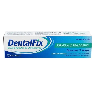 Creme Fixador de Dentadura Dentalfix Ultra Adesiva Menta 20g