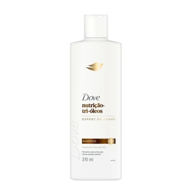 Shampoo Dove Nutrição + Tri-óleos 370ml