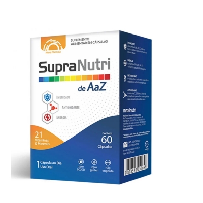Suplemento Alimentar Supra Nutri A-Z 60 Comprimidos