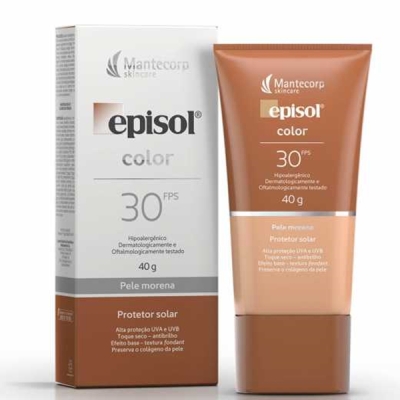 Episol color pele morena fps30 40gr