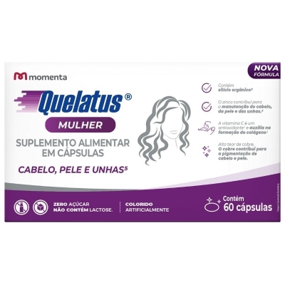 Suplemento Alimentar Quelatus Mulher Momenta 60 Cápsulas