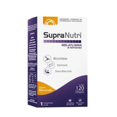 Supra nutri melatonina+triptofano 120 cps