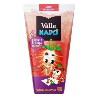 Bebida Adoçada Morango Del Valle Kapo Caixa 200ml