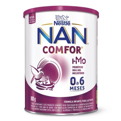 Fórmula Infantil NAN Comfor 1 Nestlé 0 a 6 meses 800g