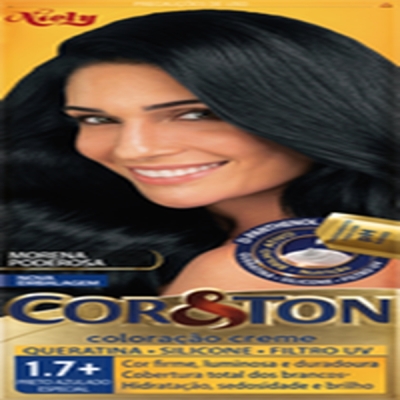 Tint cor e ton 1.7 preto azul especial