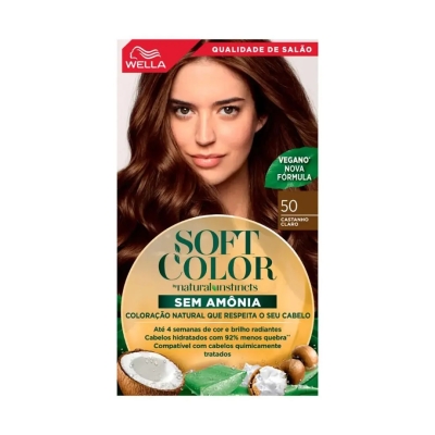 Tinta de Cabelo Semi-Permanente Soft Color - 50 Castanho Claro