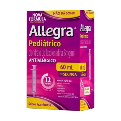 Allegra ped susp 60ml seringa