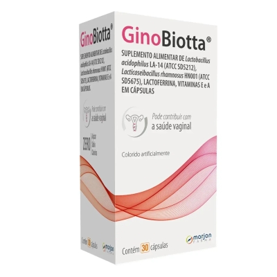 Suplemento Alimentar GinoBiotta 30 Cápsulas