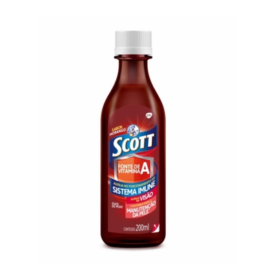 Emulsao scott 200ml morango 
