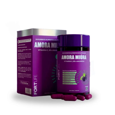 Amora Miúra 1000Mg 60 Cápsulas Fortlife