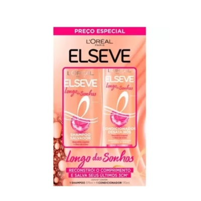 L'Oréal Paris Elseve Longo dos Sonhos Shampoo 375ml + Condicionandor 170ml