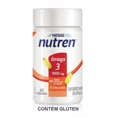 Ômega 3 1000mg Nutren 60 cápsulas