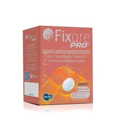 Fixare Pro+ Limão 30 Comprimidos Efervescentes