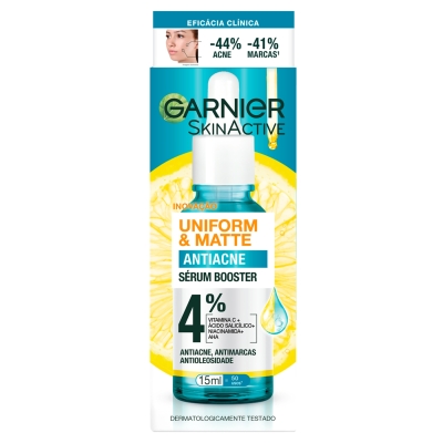 Sérum Facial Garnier Uniform & Matte Antiacne 15ml