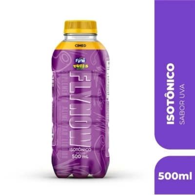 Flynow Isotônico Fini Tubes Azedinhos Uva Cimed 500ml