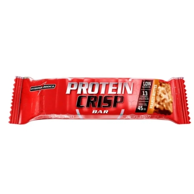 Barra de Proteína Crisp Bar Whey Protein Integralmedica Peanut Butter 45g