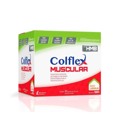Colflex Muscular Sabor Laranja 30 Sachês de 12g cada