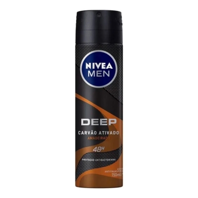 Desod nivea aero 150ml men deep amadeirado 