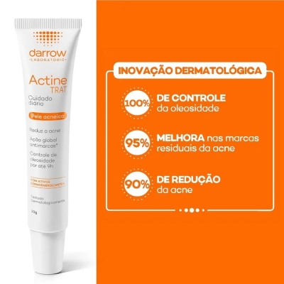 Actine Trat Gel Antiacne Cuidado Diário 30ml