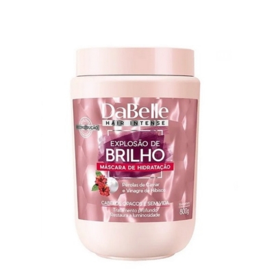 Máscara para Hidratação Capilar DaBelle Explosão de Brilho 800g