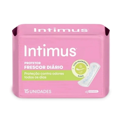 Protetor Diário Intimus Frescor Diário Com Fragância 15 Unidades