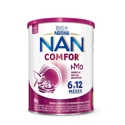 Fórmula Infantil NAN Comfor 2 Nestlé 6 a 12 meses 800g
