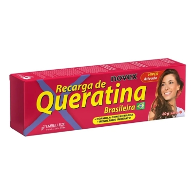 Recarga novex 80g queratina