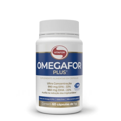 Ômegafor Plus Vitafor com 60 cápsulas