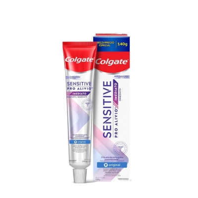 Pasta De Dente Colgate Sensitive Pro-Alívio Imediato Com 140g