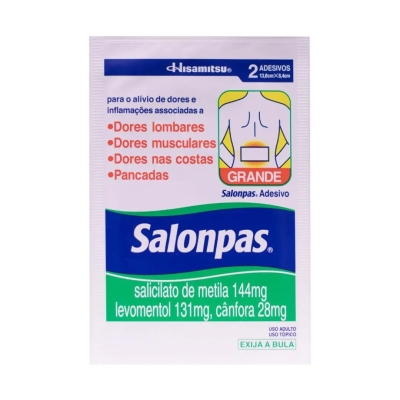 Adesivo Salonpas Grande 2 Unidades