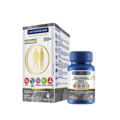 Polivitaminico Catarinense 50+ Multi 60 Cápsulas 