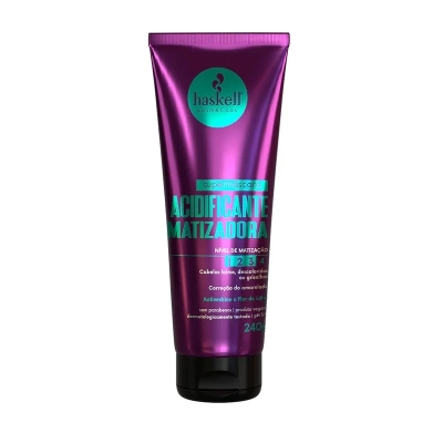 Supermáscara Acidificante Matizadora 240g - Haskell Cosméticos