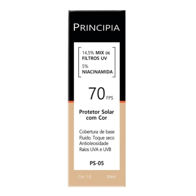 Protetor Solar Facial Principia Fps 70 Ps-05 Cor 1.0 30ml
