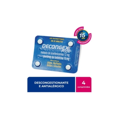 Decongex Plus 4 Comprimidos 
