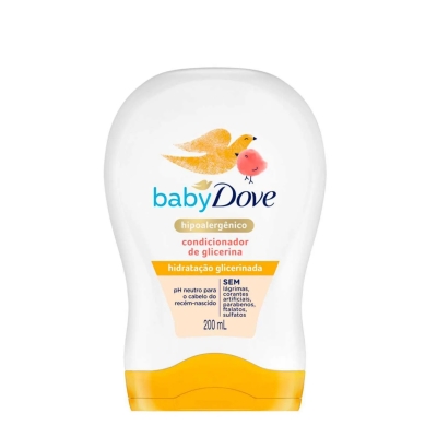 Condicionador de Glicerina Baby Dove Hidratação Glicerinada com 200ml