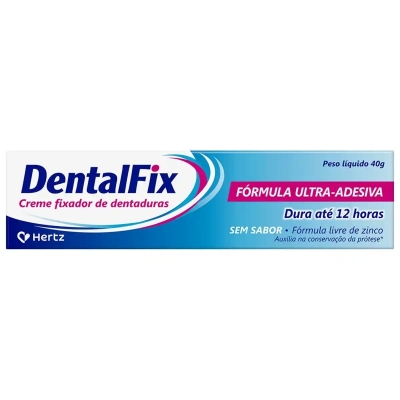 Creme Fixador de Dentadura Dentalfix Ultra Adesiva Sem Sabor 40g