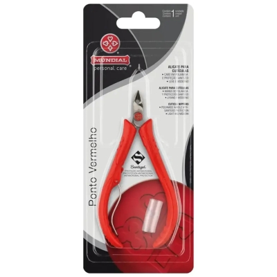 Alicate de Cutícula Mundial Ponto Vermelho 171-Vermelho 1 Unidade