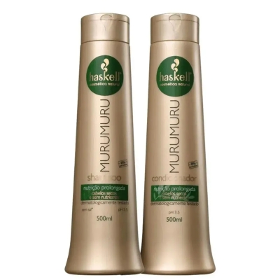 Kit Shampoo 500ml e Condicionador 500ml Murumuru - Haskell