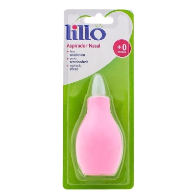 Aspirador Nasal Lolly 2 em 1 Rosa 1 Unidade