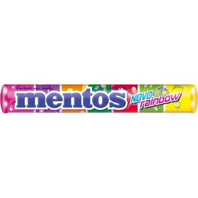 Mentos drops mastigavel 38g rainbow 