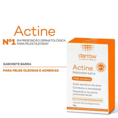 Sabonete em Barra Actine Pele Acneica 70g