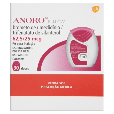 Anoro 62.5/25mcg inal 30doses
