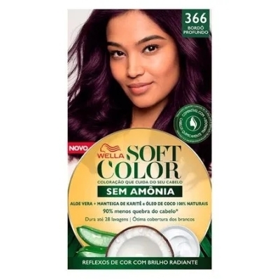 Tinta de Cabelo Semi-Permanente Soft Color - 366 Bordeaux Profundo