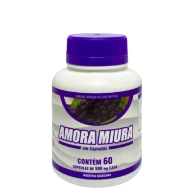 Amora Miúra 500mg 60 Cápsulas 