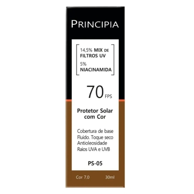 Protetor Solar Facial Principia Fps 70 Ps-05 Cor 7.0 30ml