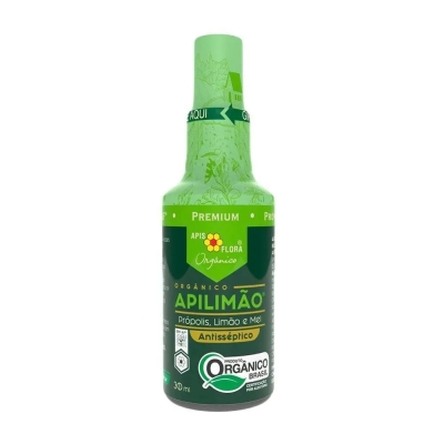 Spray para Garganta Apis Flora Apilimão Orgânico Própolis, Limão e Mel 30ml