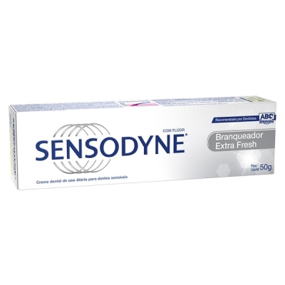 Cd sensodyne branqueador extra fresh 50g