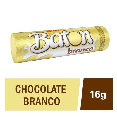 Chocolate Branco Baton Garoto 16g