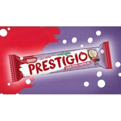 Chocolate Nestlé Prestígio Sabor Frutas Vermelhas 33g